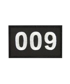 6 Number 009 Embroidered Patch Badge Applique Iron on
