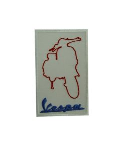 6 Vespa Embroidered Patch Badge Applique Iron on
