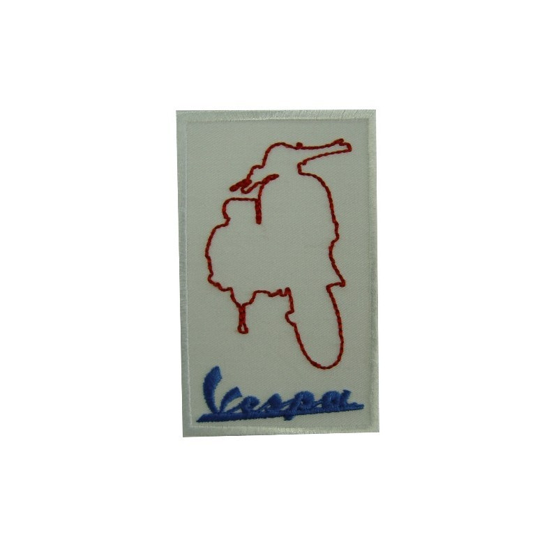 6 Vespa Embroidered Patch Badge Applique Iron on