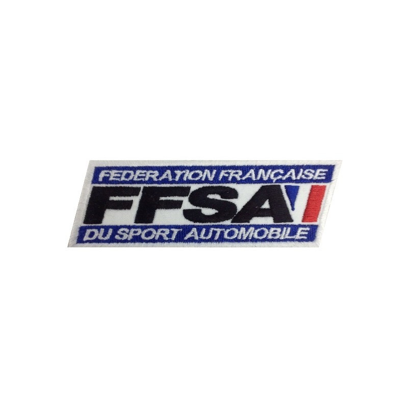 4 Ffsa Federation Française Sport Automobile Embroidered Patch Badge Applique Iron on