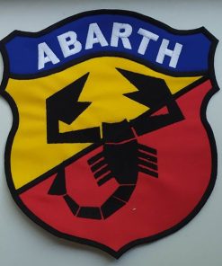 20 Abarth Embroidered Patch Badge Applique Iron on