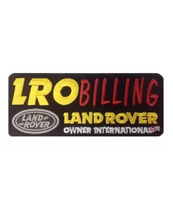 9 Land Rover Owner International Lro Billing Embroidered Patch Badge Applique Iron on