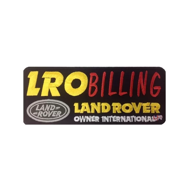 9 Land Rover Owner International Lro Billing Embroidered Patch Badge Applique Iron on
