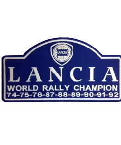 13 Lancia 9X World Rally Champion Embroidered Patch Badge Applique Iron on
