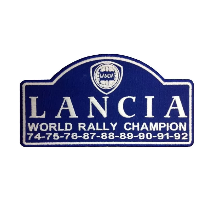 13 Lancia 9X World Rally Champion Embroidered Patch Badge Applique Iron on