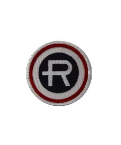 R Embroidered Patch Badge Applique Iron on