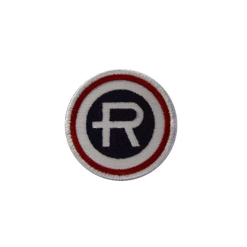 R Embroidered Patch Badge Applique Iron on