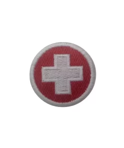 Switzerland Flag Vespa Embroidered Patch Badge Applique Iron on