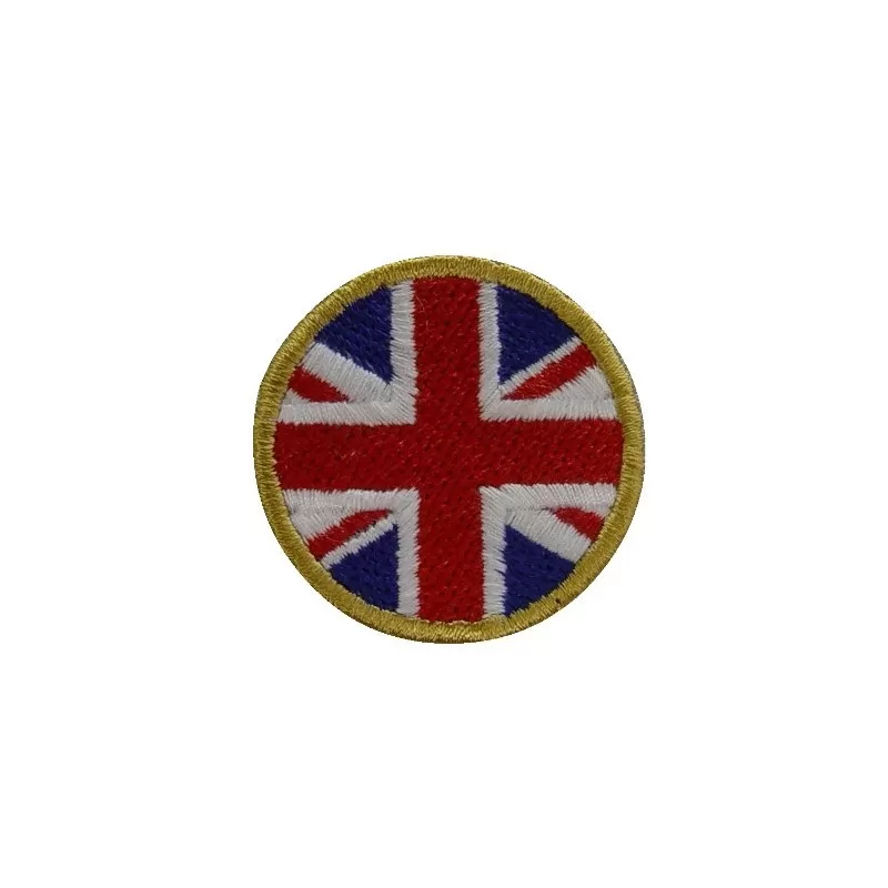 Union Jack Flag Vespa Embroidered Patch Badge Applique Iron on