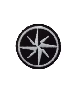 Rose Of The Winds Embroidered Patch Badge Applique Iron on