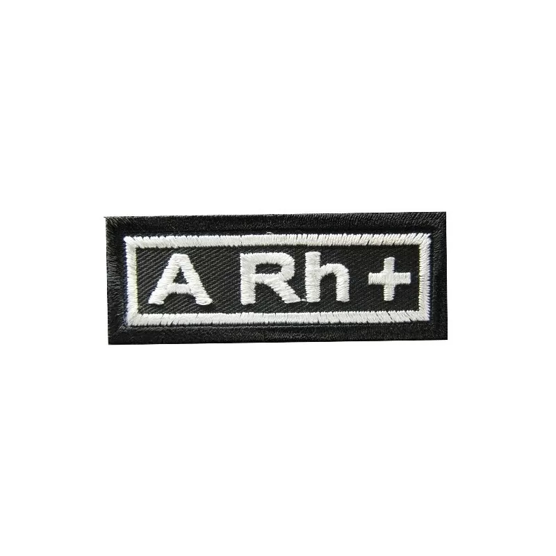 3 Sanguine Type A Rh Embroidered Patch Badge Applique Iron on
