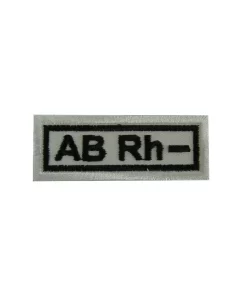 3 Sanguine Type Ab Rh - Embroidered Patch Badge Applique Iron on