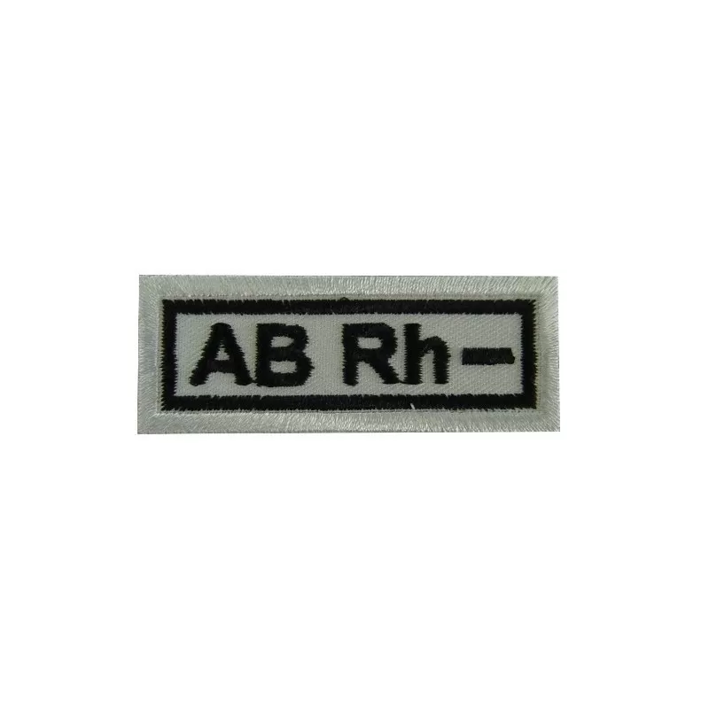 3 Sanguine Type Ab Rh - Embroidered Patch Badge Applique Iron on