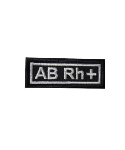 3 Sanguine Type Ab Rh Embroidered Patch Badge Applique Iron on