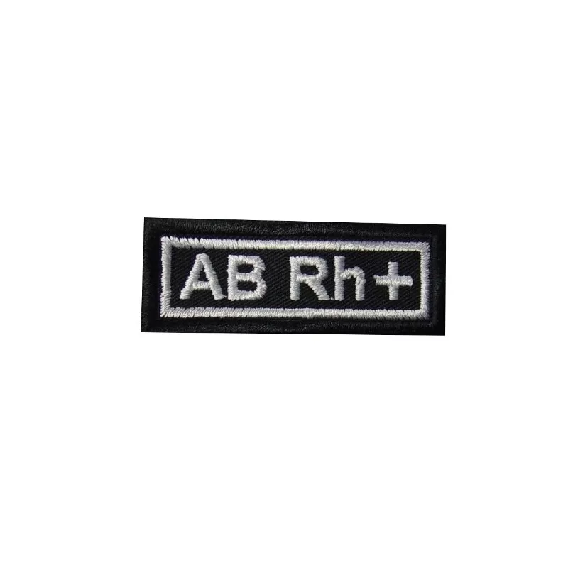 3 Sanguine Type Ab Rh Embroidered Patch Badge Applique Iron on