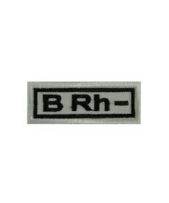 3 Sanguine Type B Rh - Embroidered Patch Badge Applique Iron on