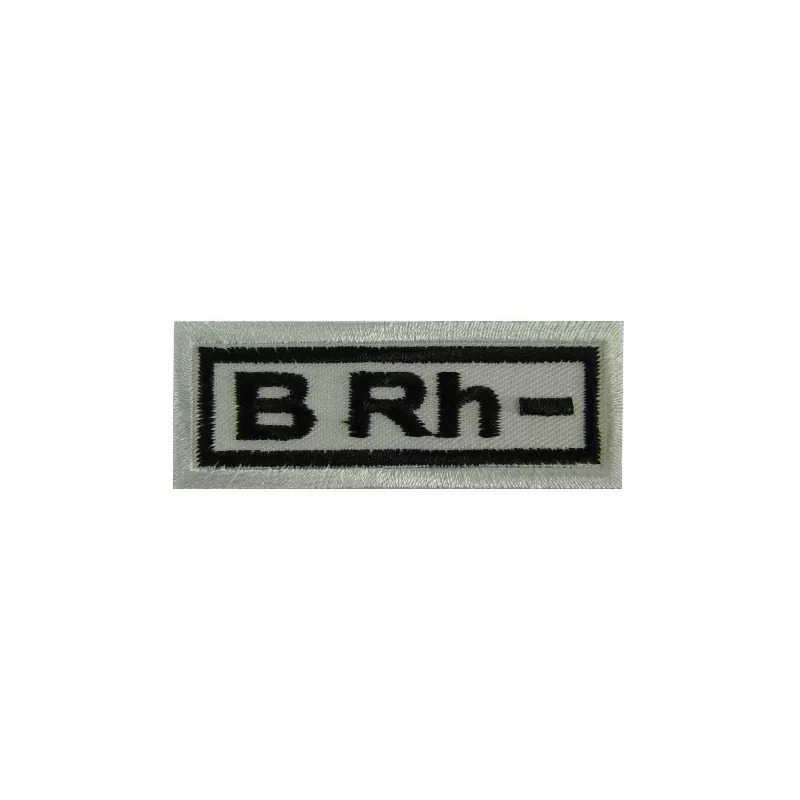 3 Sanguine Type B Rh - Embroidered Patch Badge Applique Iron on