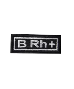 3 Sanguine Type B Rh Embroidered Patch Badge Applique Iron on