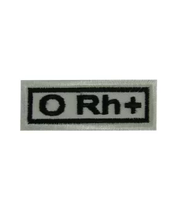 3 Sanguine Type O Rh Embroidered Patch Badge Applique Iron on