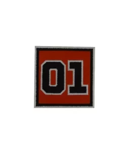 Nº 01 General Lee Embroidered Patch Badge Applique Iron on
