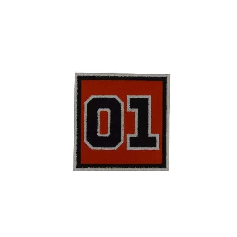 Nº 01 General Lee Embroidered Patch Badge Applique Iron on