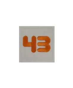 Nº 43 Ken Block Embroidered Patch Badge Applique Iron on
