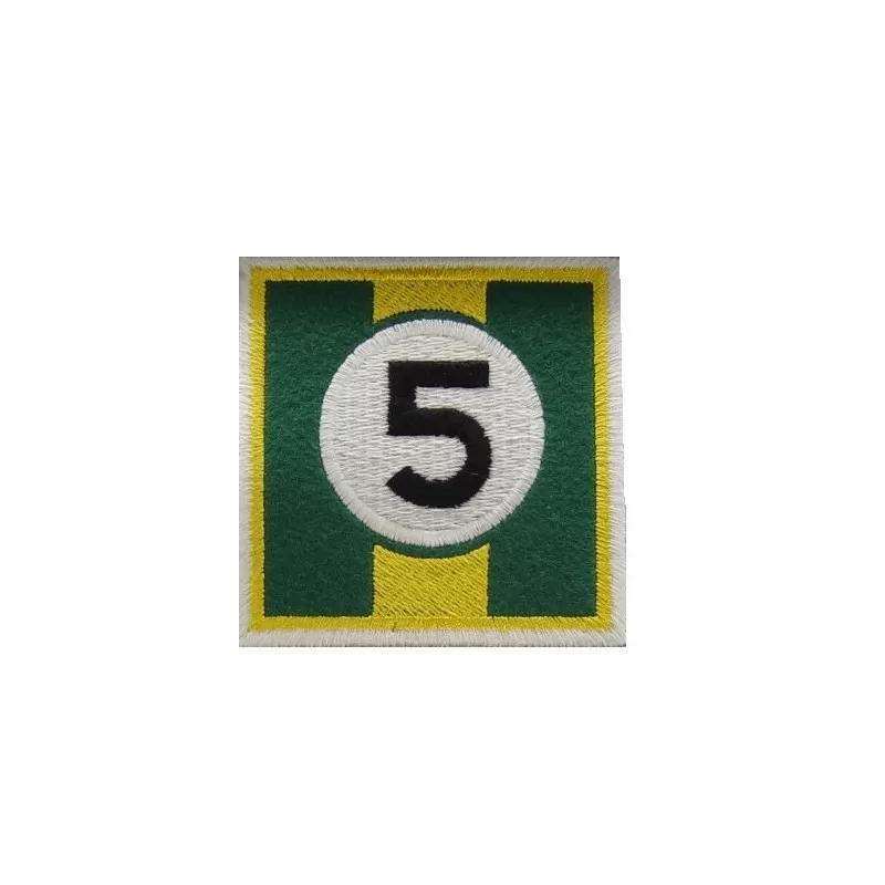 Nº 5 Lotus Jim Clark Embroidered Patch Badge Applique Iron on