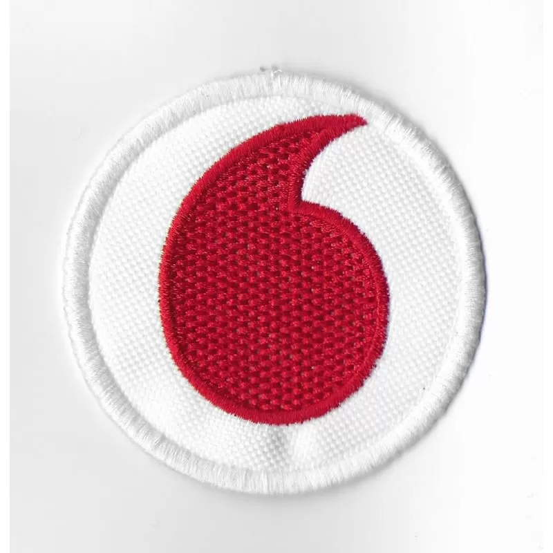 Vodafone Embroidered Patch Badge Applique Iron on