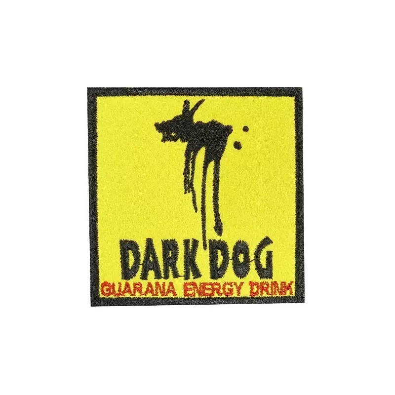 Dark Dog Embroidered Patch Badge Applique Iron on