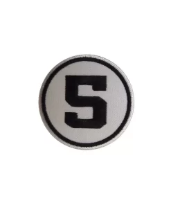 Nº 5 Embroidered Patch Badge Applique Iron on