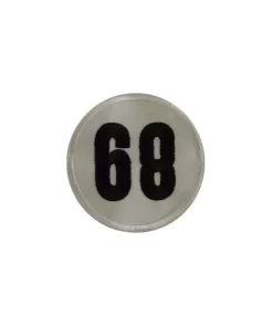 Nº 68 Embroidered Patch Badge Applique Iron on