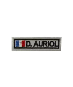 3 Didier Auriol France Embroidered Patch Badge Applique Iron on