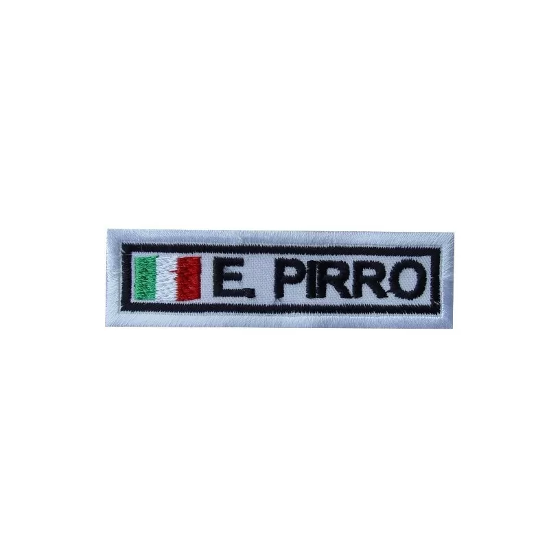 3 Emanuele Pirro Italy Embroidered Patch Badge Applique Iron on