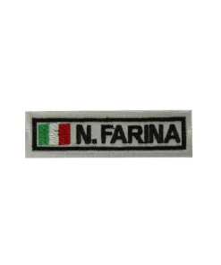 3 Giuseppe Nino Farina Italy Embroidered Patch Badge Applique Iron on
