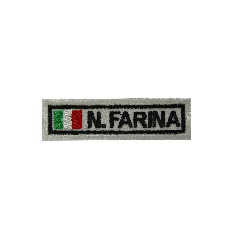 3 Giuseppe Nino Farina Italy Embroidered Patch Badge Applique Iron on