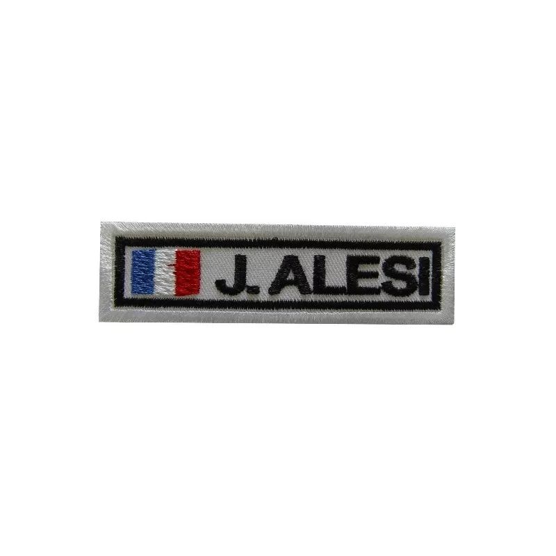 3 Jean Alesi France Embroidered Patch Badge Applique Iron on