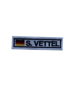 3 Sebastian Vettel Germany Embroidered Patch Badge Applique Iron on