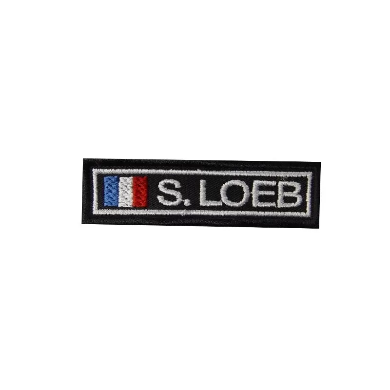 3 Sebastien Loeb France Embroidered Patch Badge Applique Iron on