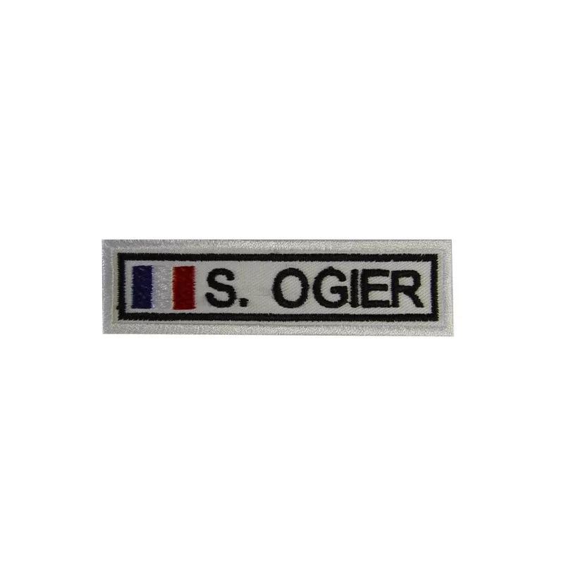 3 Sebastien Ogier France Embroidered Patch Badge Applique Iron on