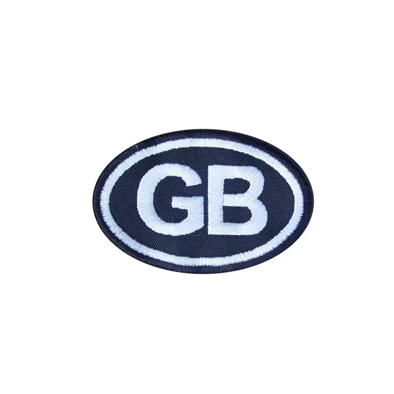 Gb Great Britain Embroidered Patch Badge Applique Iron on