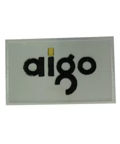 10X6 Aigo Embroidered Patch Badge Applique Iron on