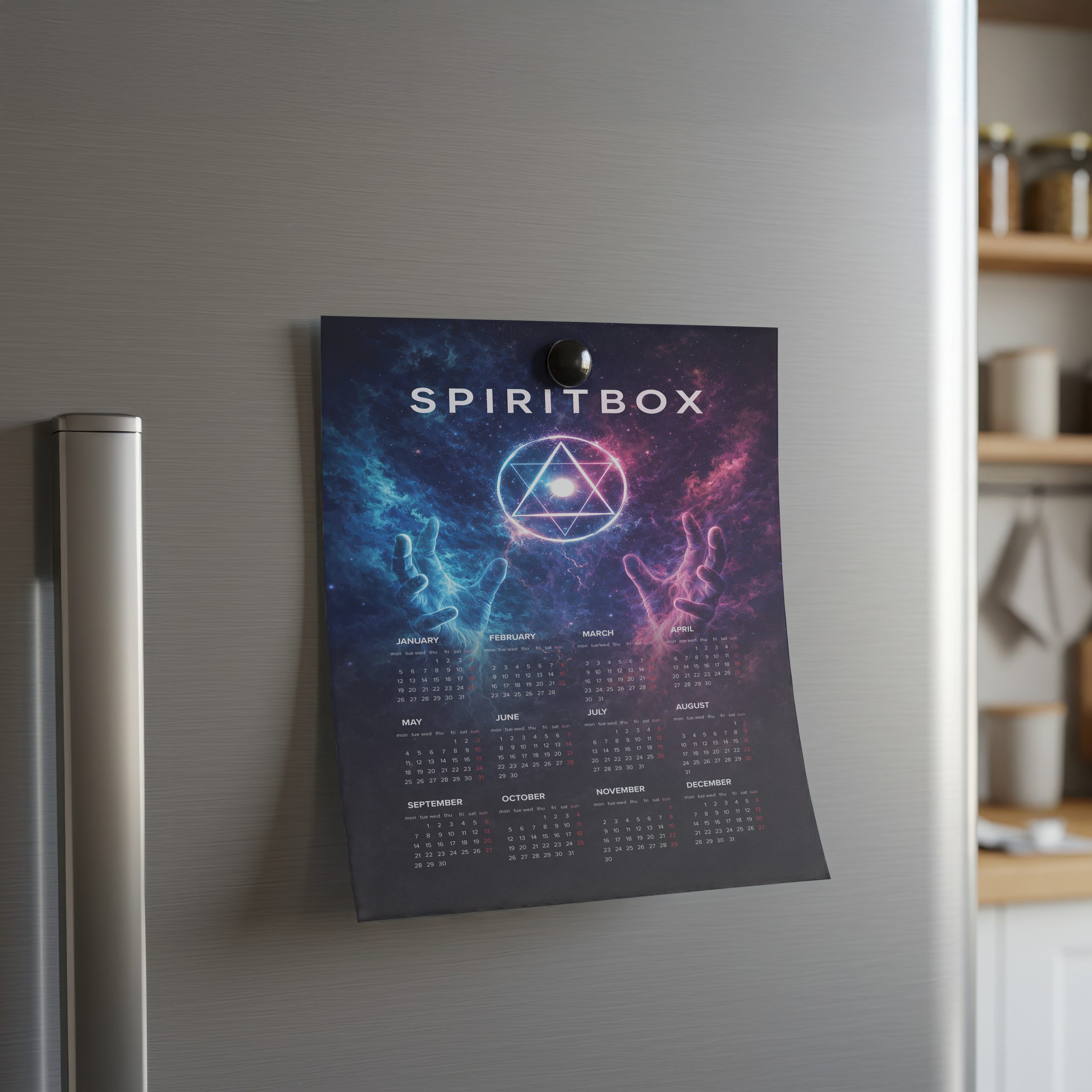 Spiritbox A3 Wall Calendar — Dark Art Print for 2026 - Image 2