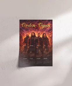 Orden Ogan  A3 Wall Calendar — Dark Art Print for 2026
