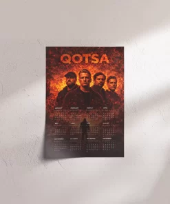 Queens Of The Stone A3 Wall Calendar — Dark Art Print for 2026
