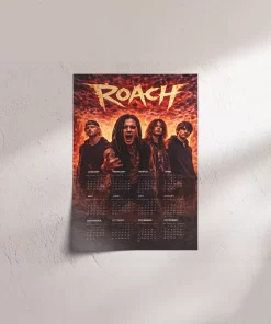 Roach A3 Wall Calendar — Dark Art Print for 2026