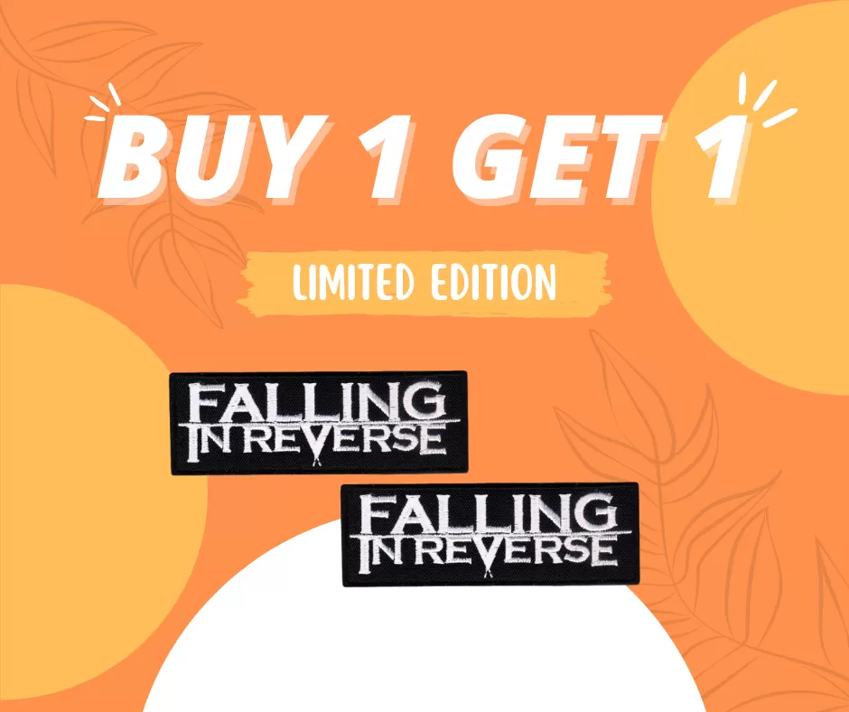 BUY ONE GET ONE LIMITED EDITION Falling In Reverse embroidered patch