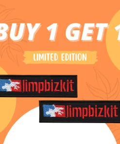 BUY ONE GET ONE LIMITED EDITION Limp Bizkit embroidered patch