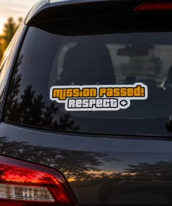 “Mission Passed Respect +” Car Sticker – 5.9 Inch Waterproof Vinyl Decal 2pcs - Image 4