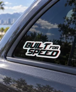 “Built for Speed” Car Sticker – 5.9 Inch Waterproof Vinyl Decal 2pcs - Image 3