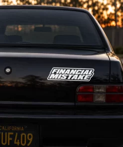 “Financial Mistake” Car Sticker – 5.9 Inch Waterproof Vinyl Decal 2pcs - Image 4